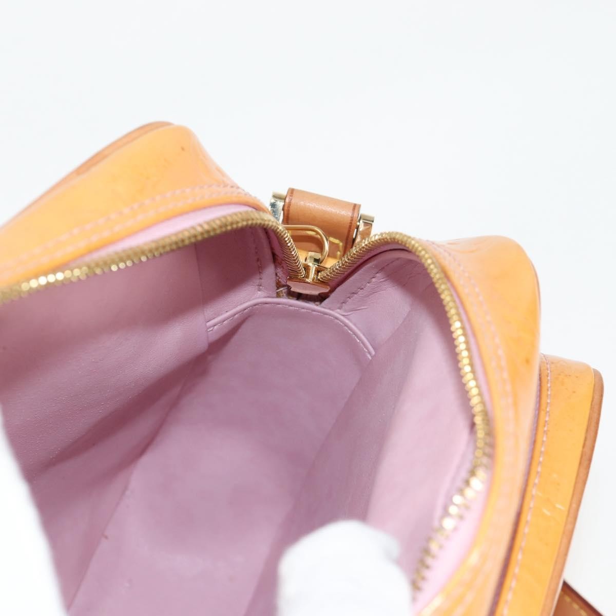 Louis Vuitton Wooster Handbag Monogram Vernis, BEIGE, PATENT_LEATHER, Handbag