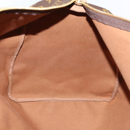 Louis Vuitton Keepall Bag Monogram Canvas, BROWN, CANVAS, Travel bag