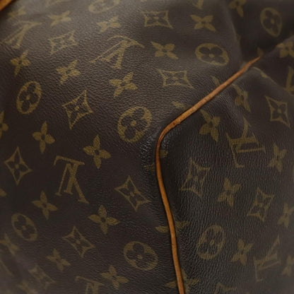 Louis Vuitton Keepall Bag Monogram Canvas, BROWN, CANVAS, Travel bag