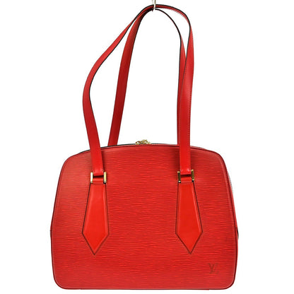 Louis Vuitton Voltaire Handbag Epi Leather, RED, LEATHER, Shoulder bag