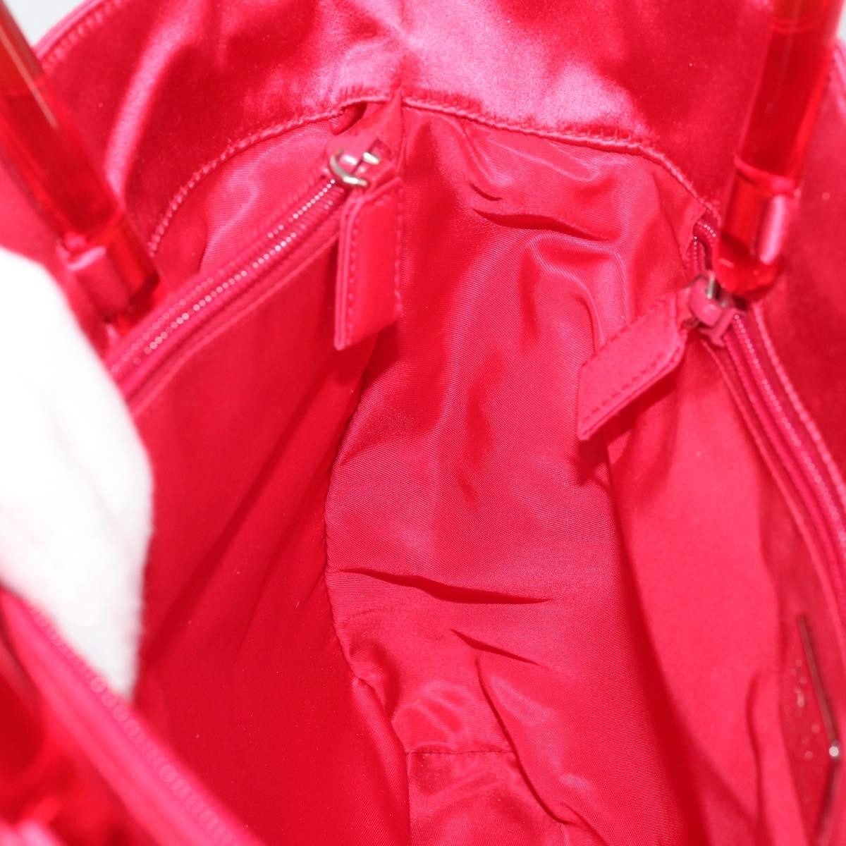 Prada Vintage Handbag Satin, Red, Satin, Handbag