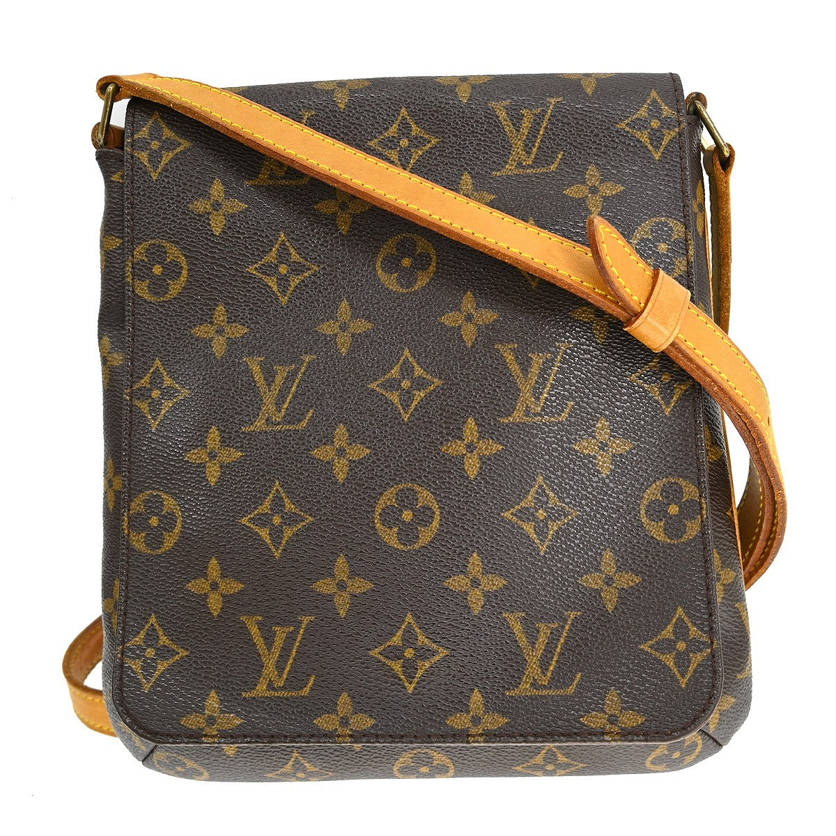 Louis Vuitton Musette Salsa Handbag Monogram Canvas, Brown, Canvas, Shoulder Bag