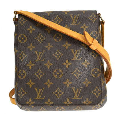 Louis Vuitton Musette Salsa Handbag Monogram Canvas, Brown, Canvas, Shoulder Bag