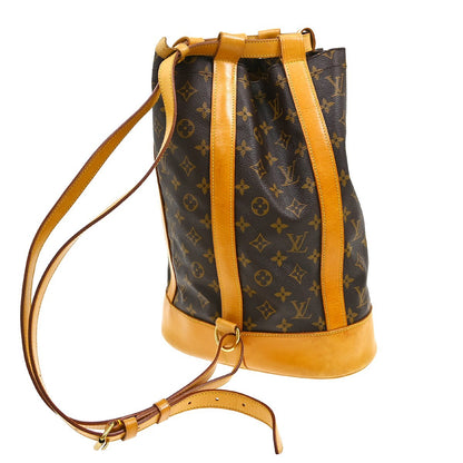 Louis Vuitton Randonnee Backpack Monogram Canvas, Brown, Canvas, Backpack