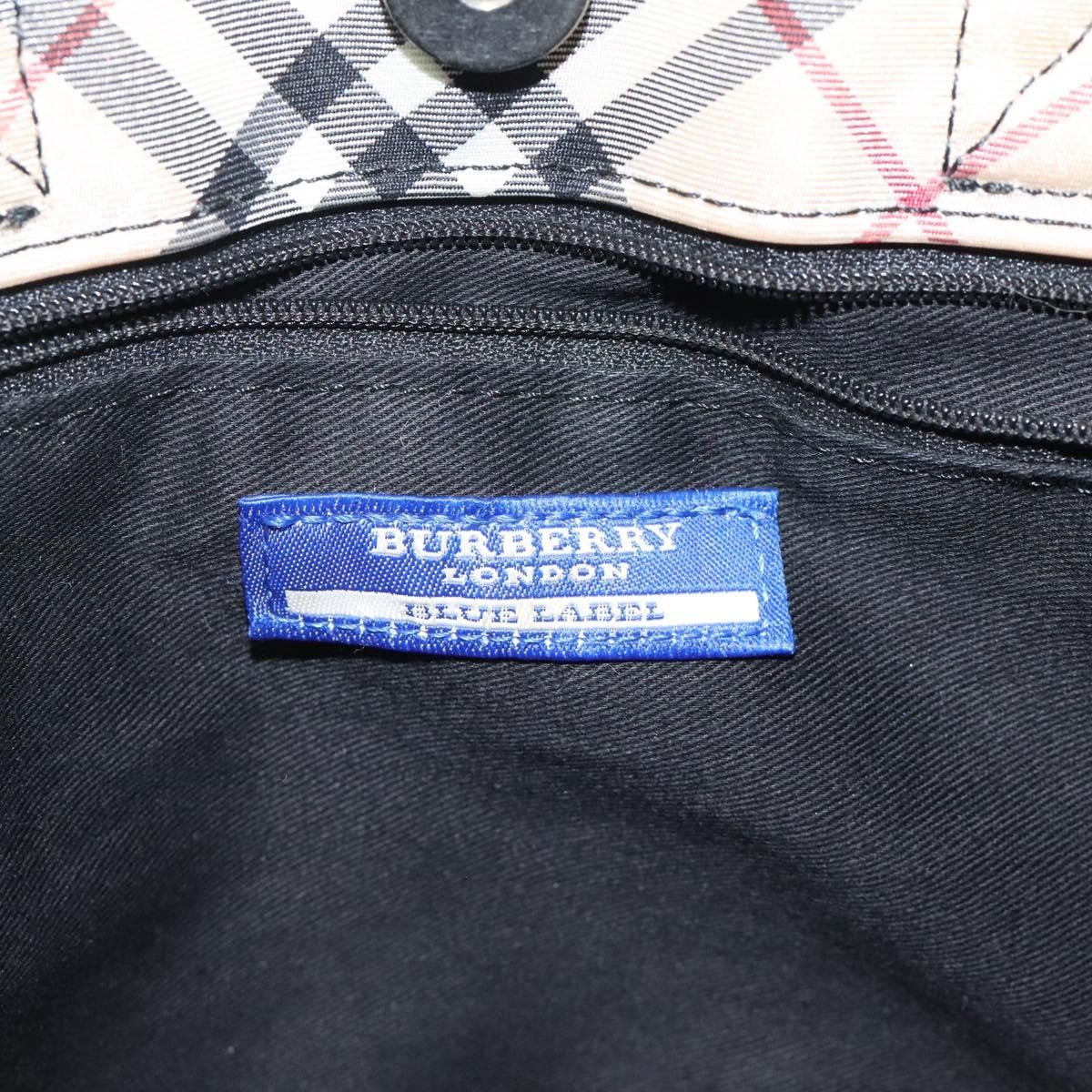 Burberry Nova Check Tote canvas check pattern, BLACK, CANVAS, Tote bag