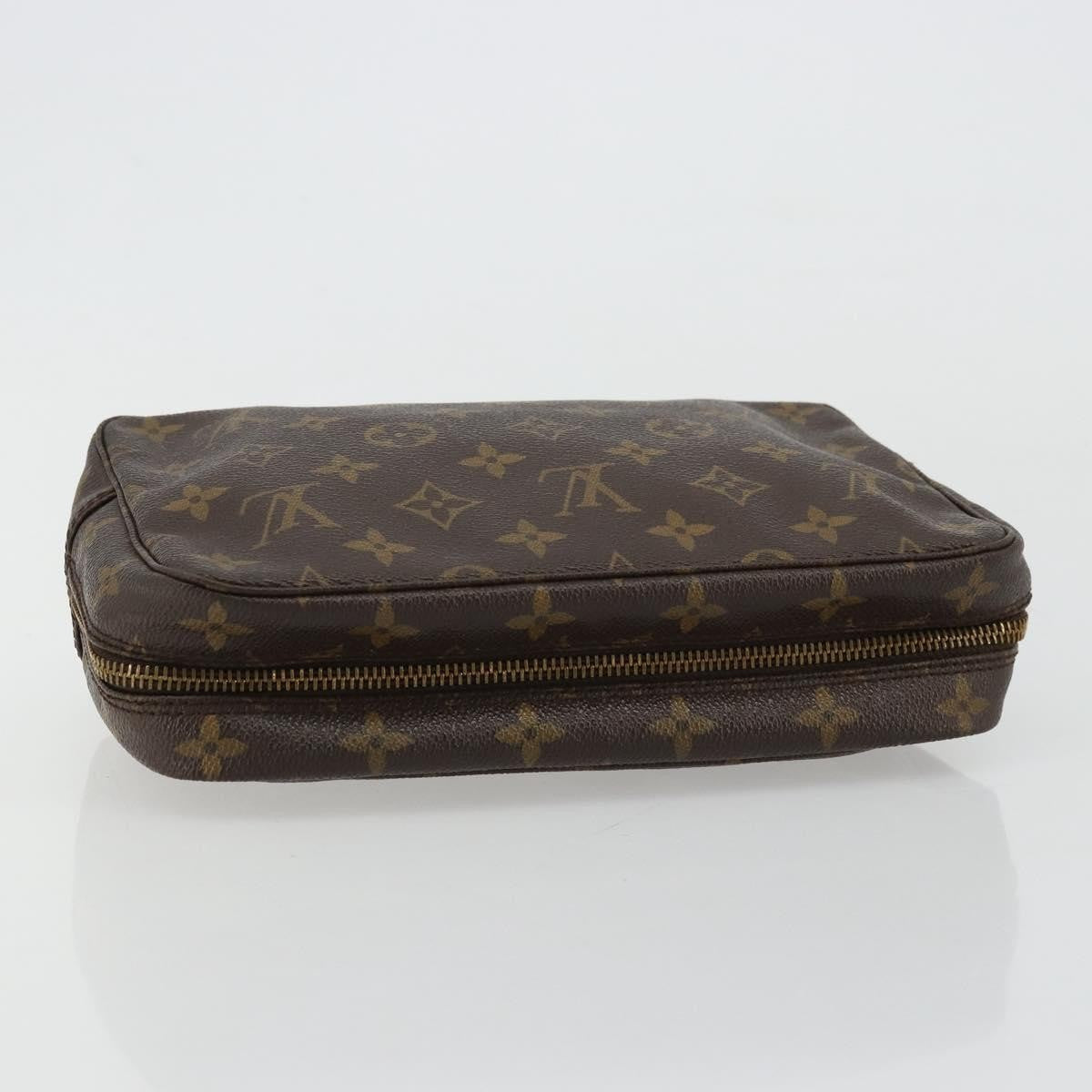Louis Vuitton Trousse Toiletry Pouch Monogram Canvas, Brown, Canvas, Toiletry Case