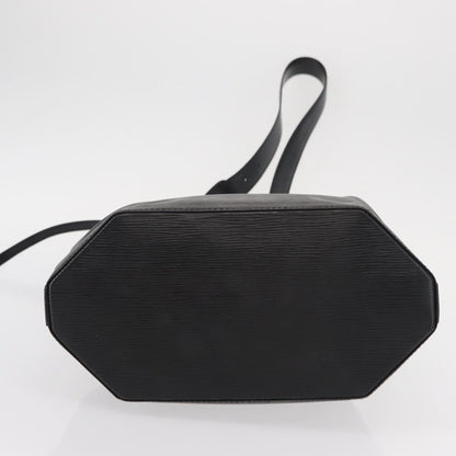 Louis Vuitton Vintage Sac d'Epaule Handbag Epi Leather, BLACK, LEATHER, Shoulder bag