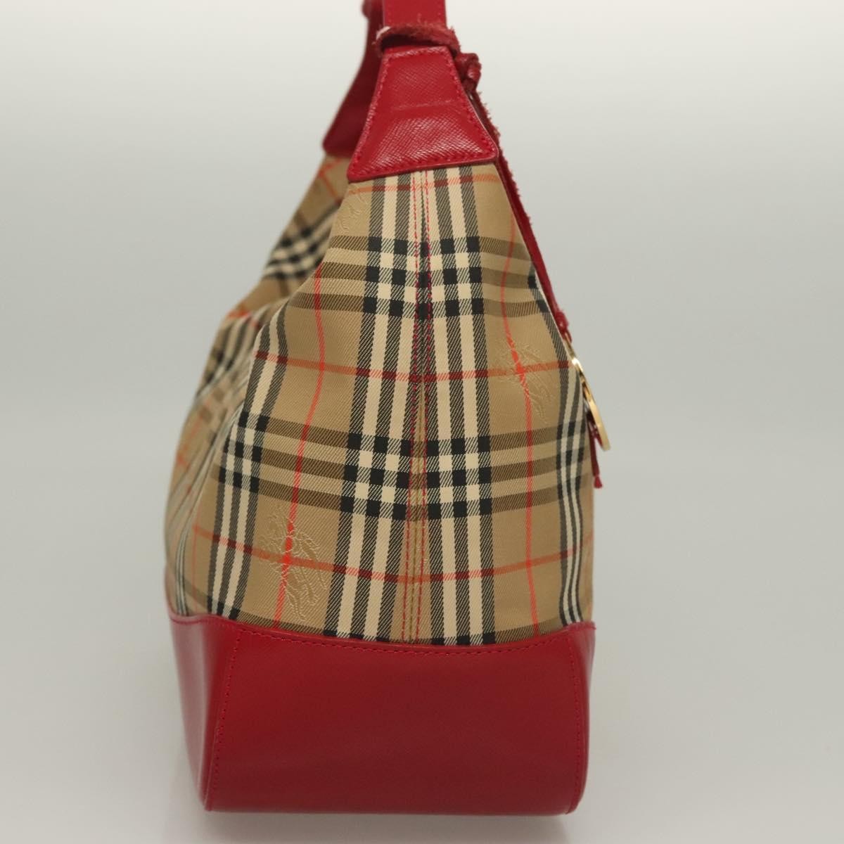 Burberry Nova Check Handbag Nova Check Canvas and leather, BEIGE, CANVAS, Handbag