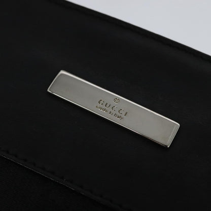 Gucci Vintage Flat Messenger Bag GG Canvas, BLACK, CANVAS, Shoulder bag