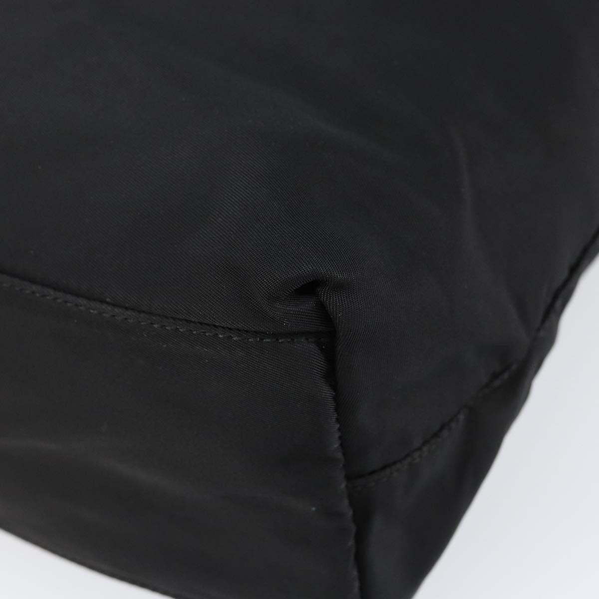 Prada Vintage Zip Tote Tessuto, BLACK, NYLON, Tote bag