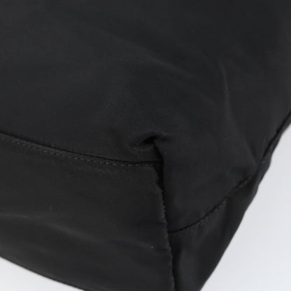 Prada Vintage Zip Tote Tessuto, BLACK, NYLON, Tote bag