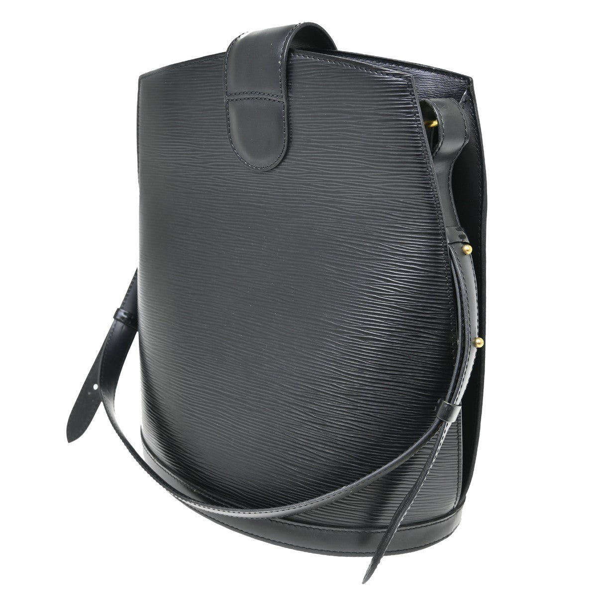 Louis Vuitton Cluny Shoulder Bag Epi Leather, Black, Leather, Shoulder Bag