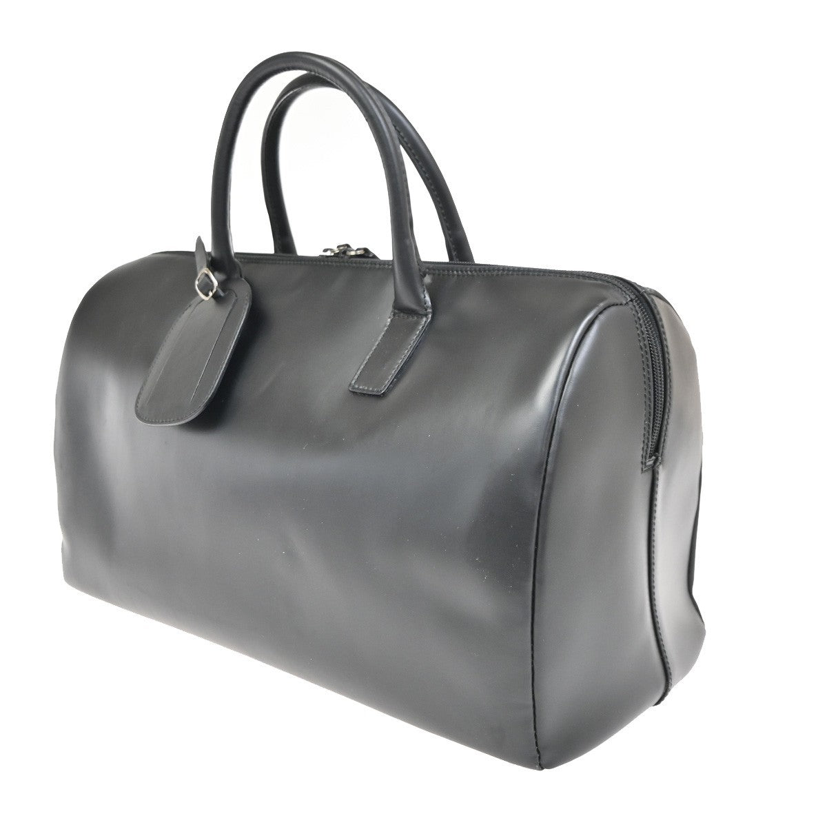 Gucci Vintage Boston Bag Leather, BLACK, LEATHER, Travel bag