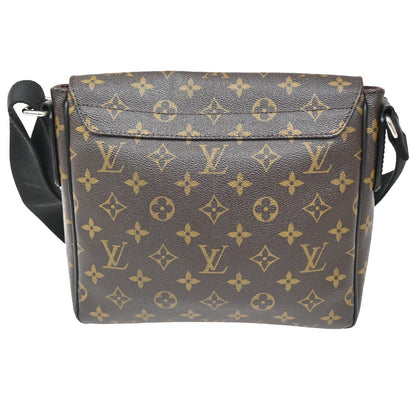 Louis Vuitton District Messenger Bag Macassar Monogram Canvas, BROWN, CANVAS, Shoulder bag