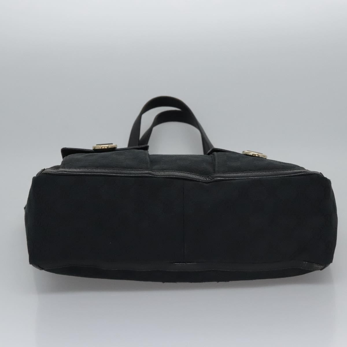 Gucci Abbey Pocket Tote GG Canvas, BLACK, CANVAS, Tote bag