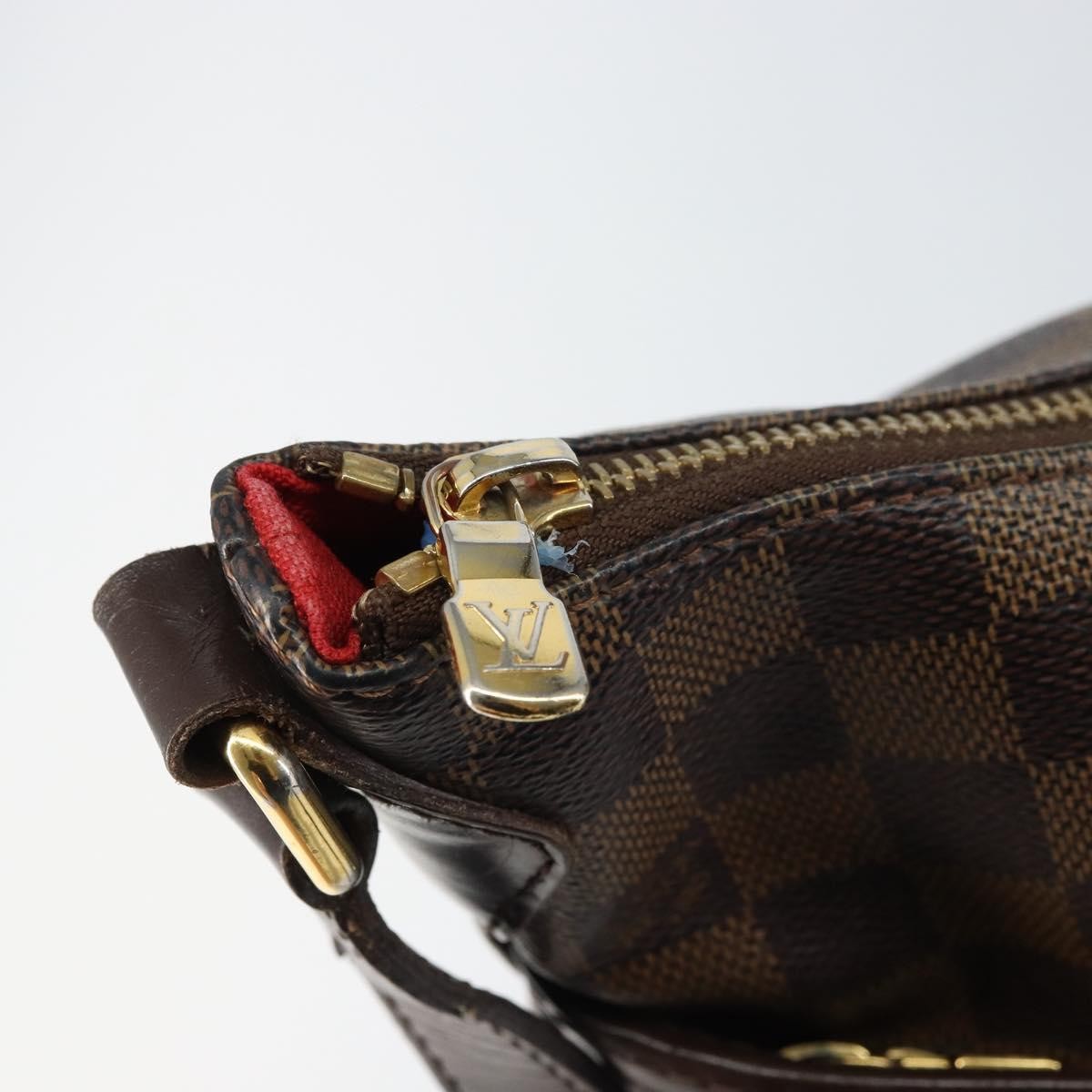 Louis Vuitton Bloomsbury Handbag Damier, Brown, Canvas, Handbag