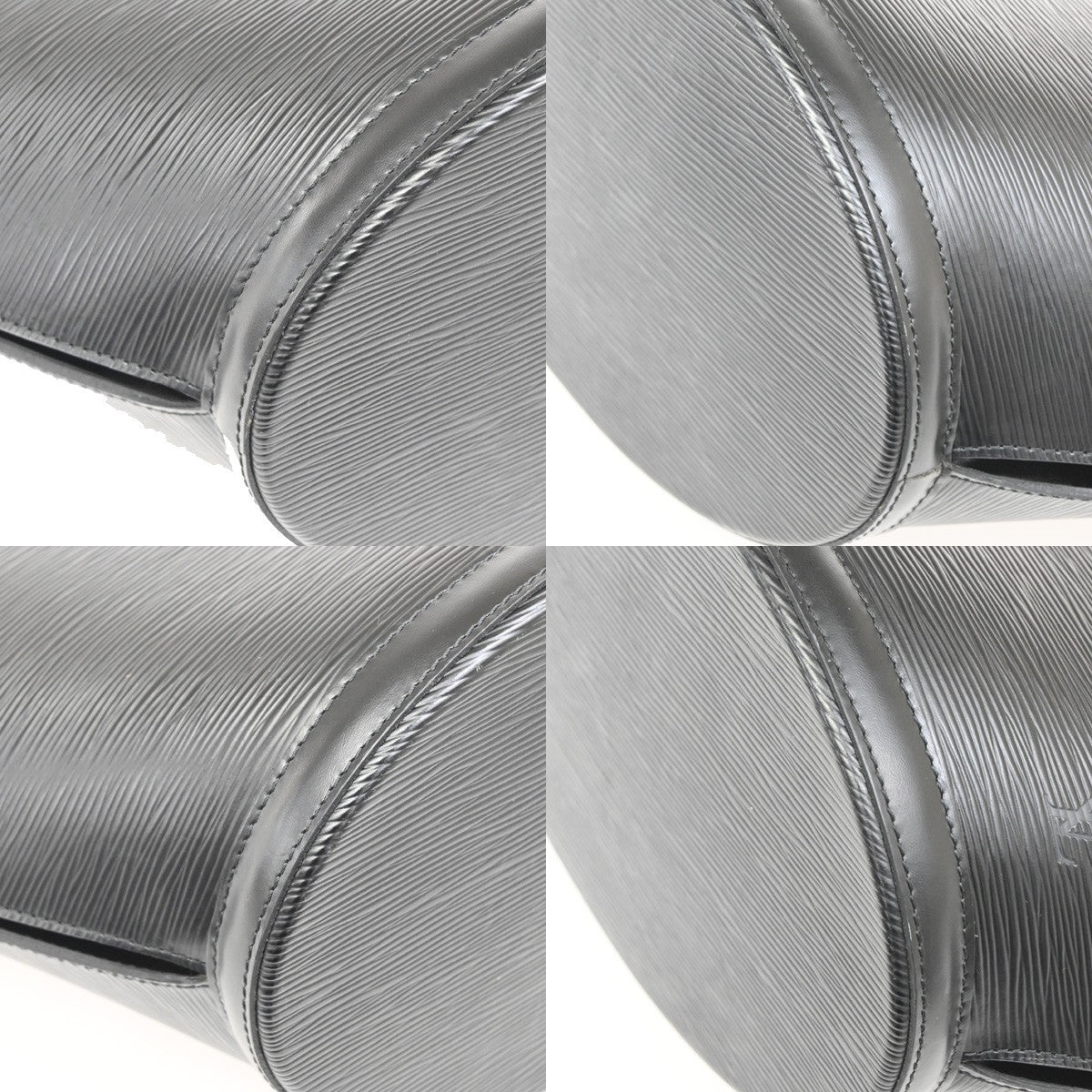 Louis Vuitton Saint Jacques Handbag Epi Leather, BLACK, LEATHER, Shoulder bag