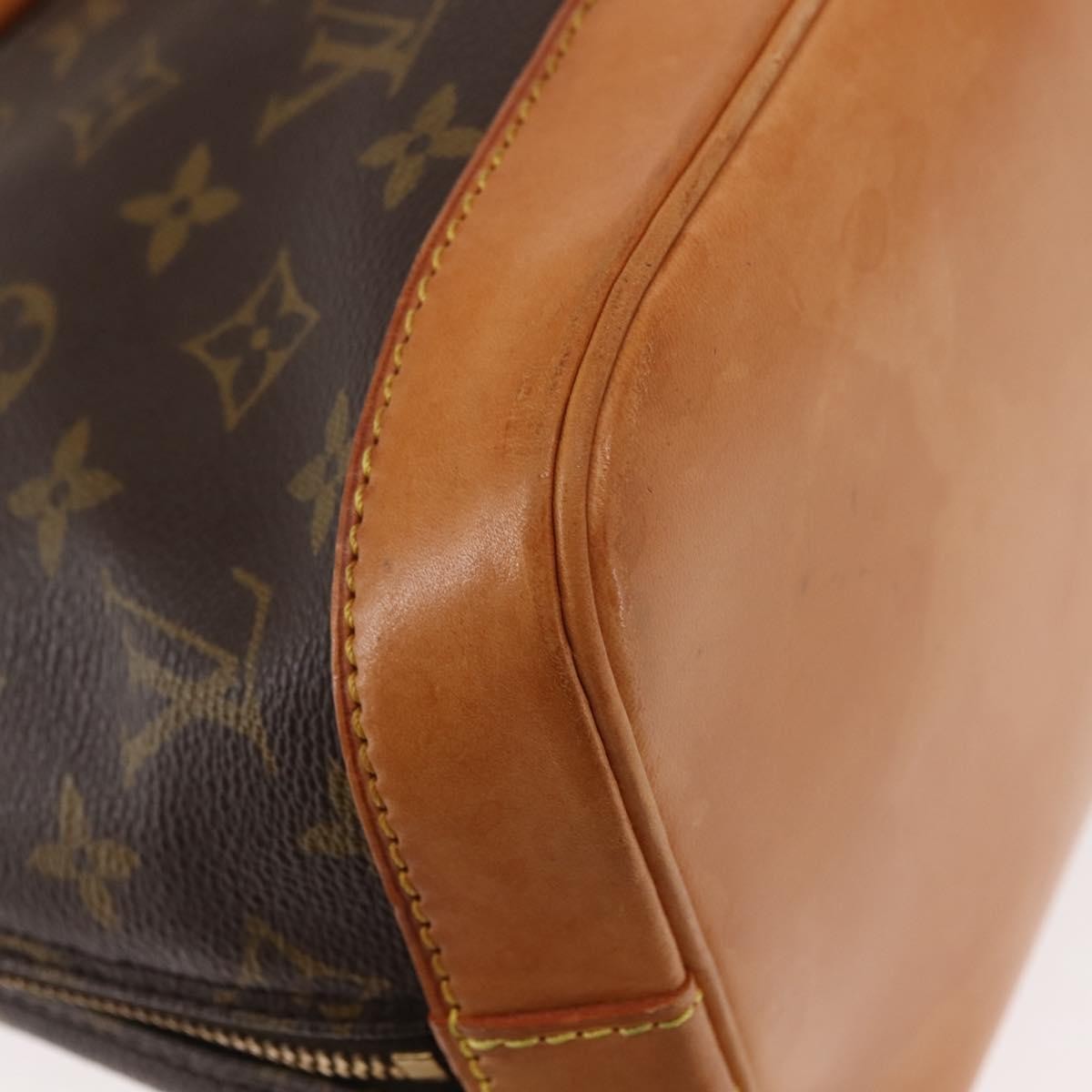 Louis Vuitton Alma Handbag Monogram Canvas, BROWN, CANVAS, Handbag