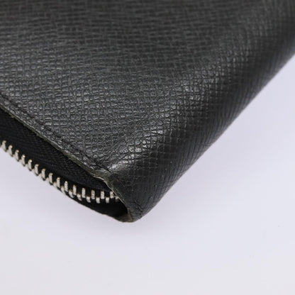 Louis Vuitton Zippy wallet vertical Taïga, GRAY, LEATHER, Wallets