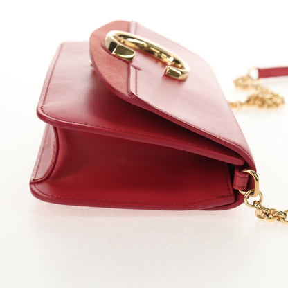 Chloe C Chain Clutch Leather, PINK, LEATHER, Clutche & pouche