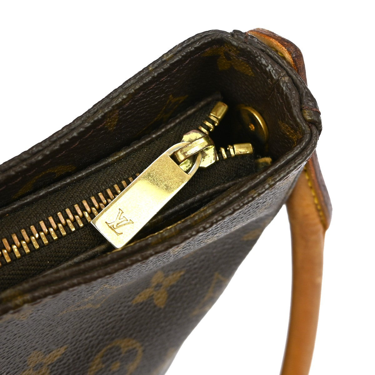 Louis Vuitton Looping Handbag Monogram Canvas, BROWN, CANVAS, Shoulder bag