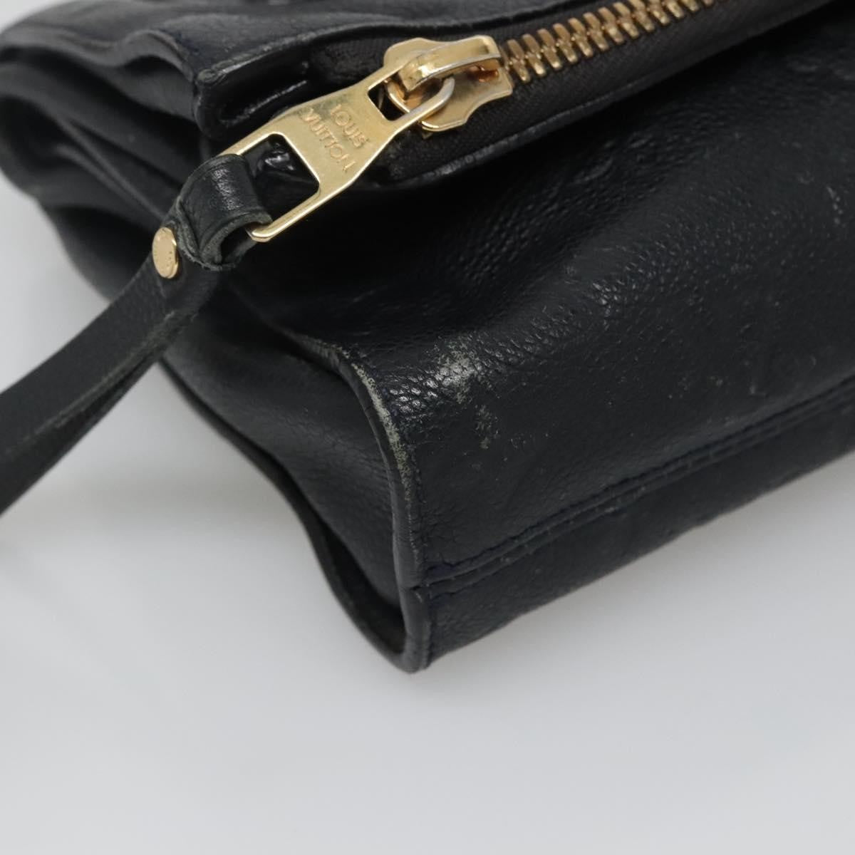 Louis Vuitton Petillante Clutch Monogram Empreinte Leather, BLACK, LEATHER, Clutche & pouche