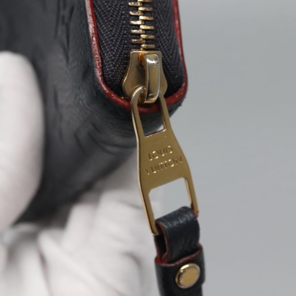 Louis Vuitton Portefeuille zippy Monogramme Empreinte Monogramme Empreinte, NAVY, LEATHER, Wallets