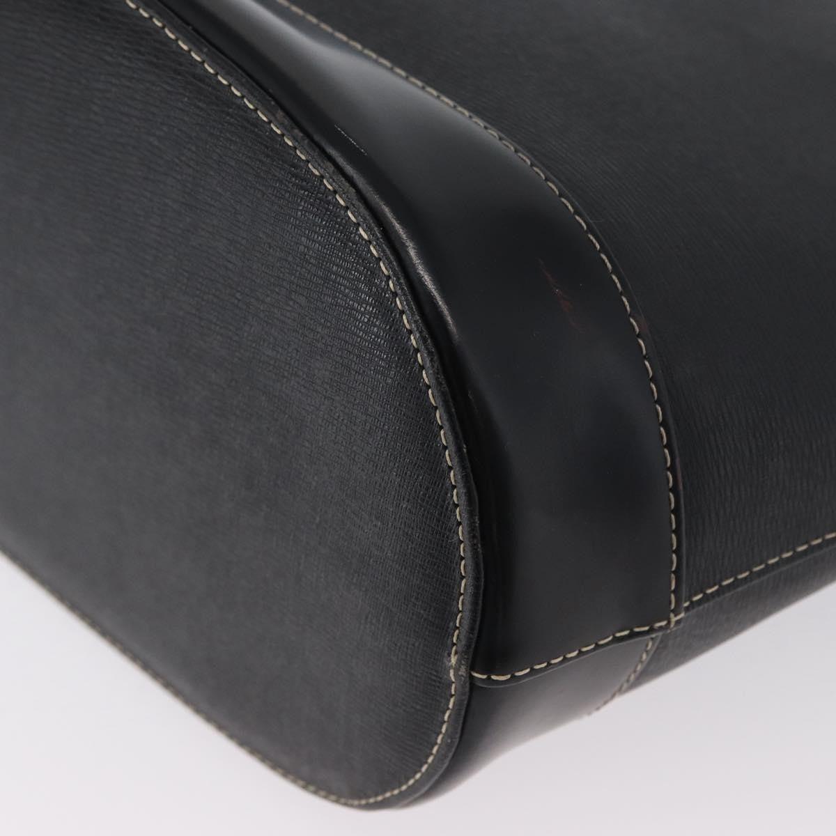 Burberry Vintage tote bag Leather, BLACK, LEATHER, Tote bag