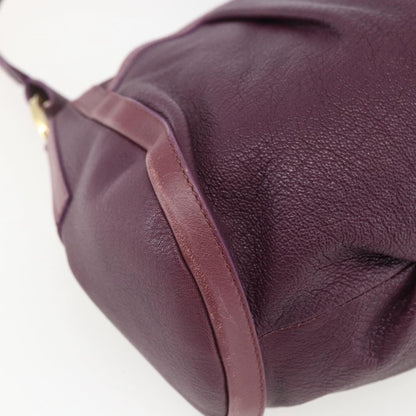 Bvlgari Chandra Satchel Leather, PURPLE, LEATHER, Shoulder bag