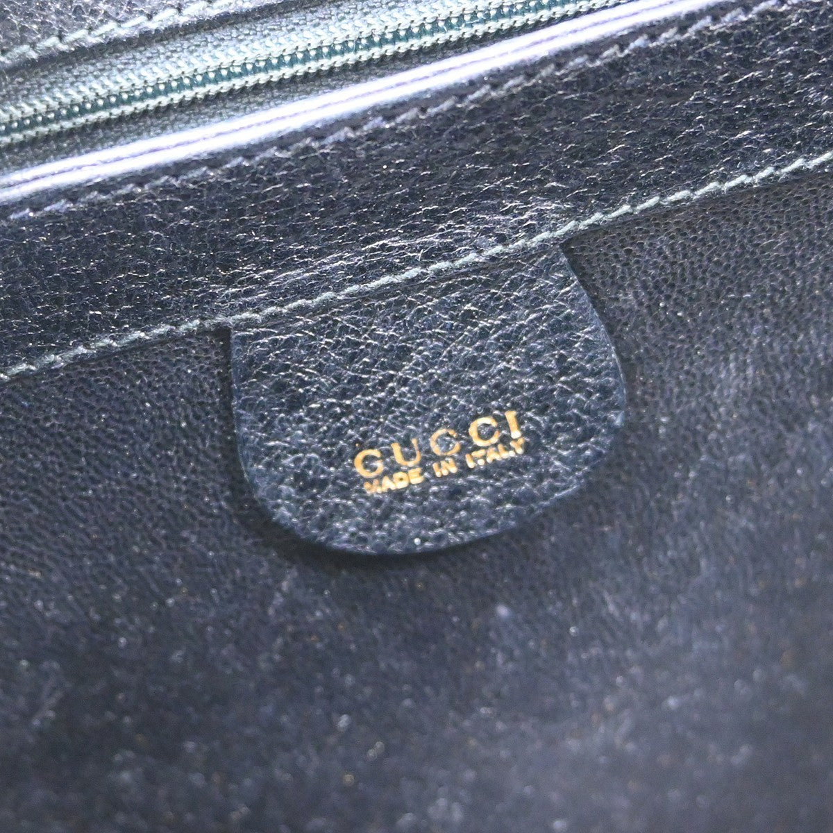 Gucci Vintage Convertible Bamboo Box Crossbody Bag Leather, Black, Leather, Handbag
