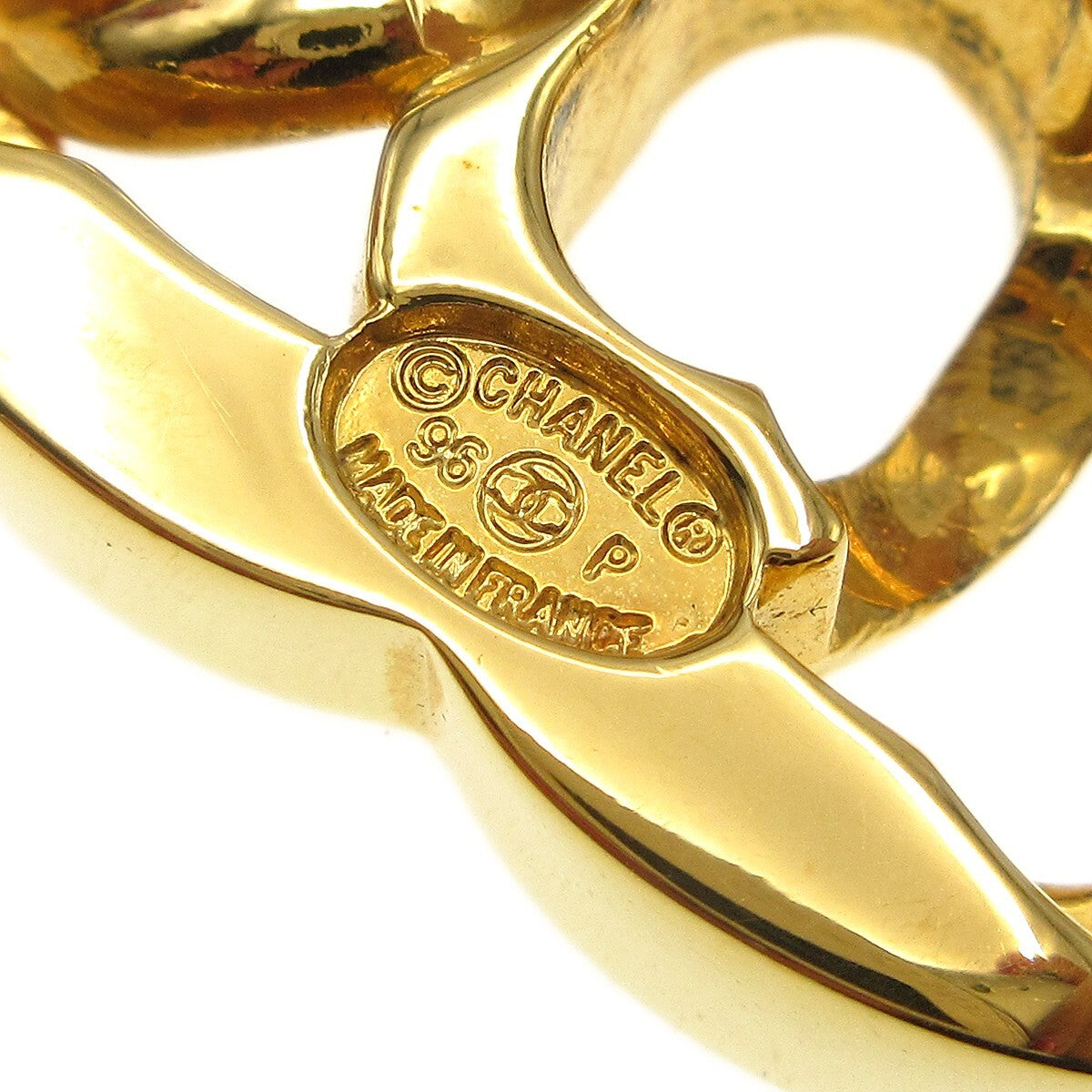 Chanel Vintage CC Turnlock Chain Bracelet Metal, GOLD, GOLD_PLATED, Bracelet