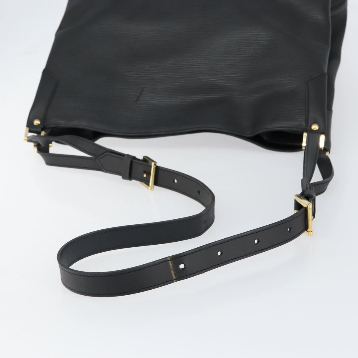 Louis Vuitton Mandara Handbag Epi Leather, BLACK, LEATHER, Shoulder bag
