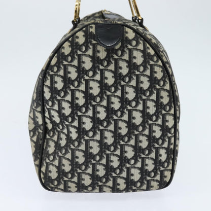 Christian Dior Vintage Trotter Boston Bag Diorissimo Canvas, BLACK, CANVAS, Handbag