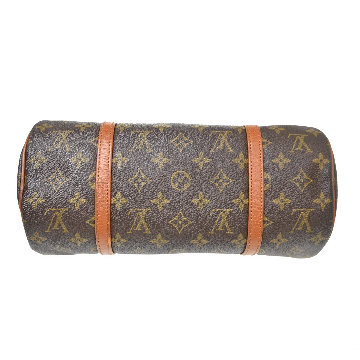 Louis Vuitton Papillon Handbag Monogram Canvas, Brown, Canvas, Handbag