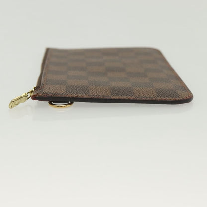 Louis Vuitton Neverfull Pochette Damier, BROWN, CANVAS, Tote bag
