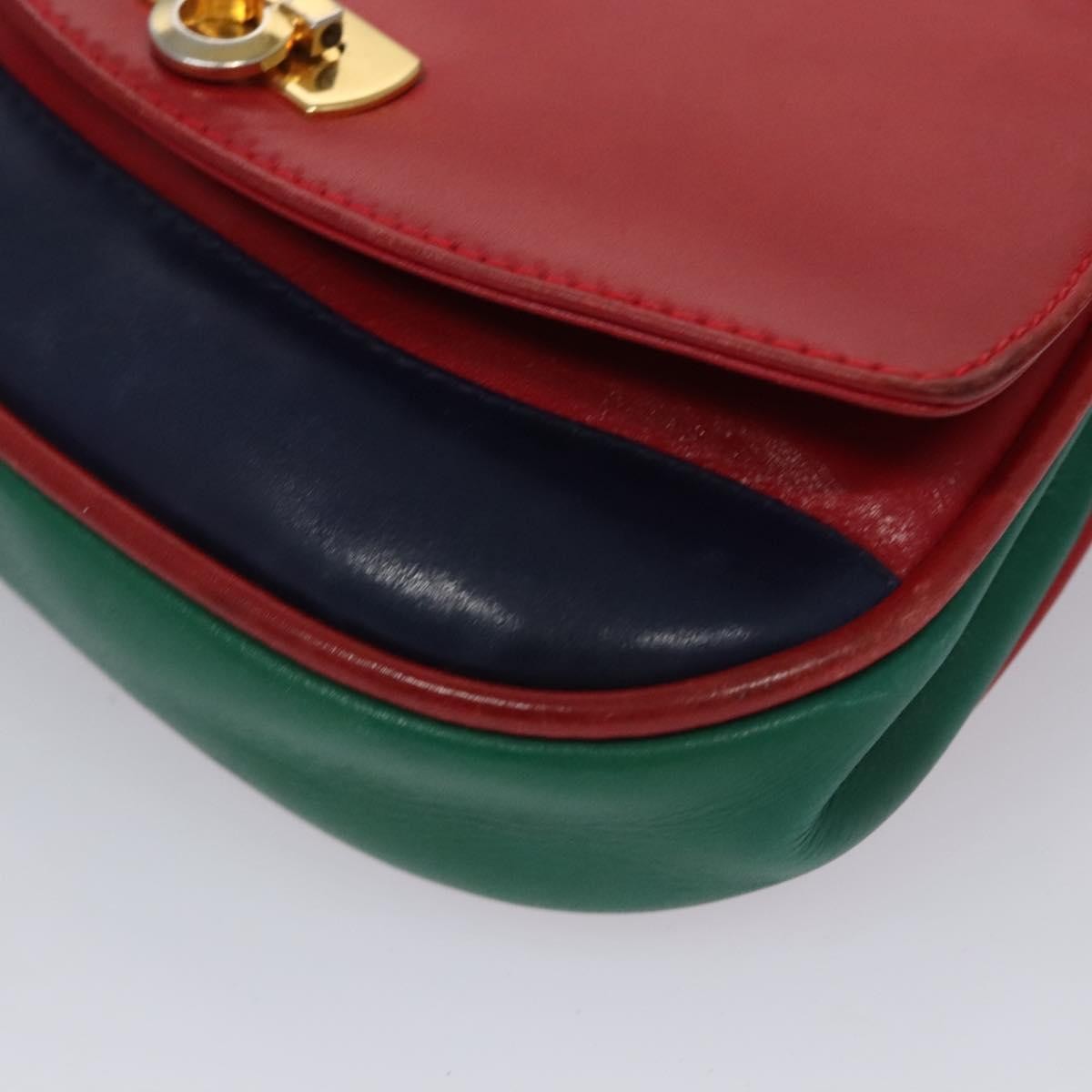 Salvatore Ferragamo Gancini waist bag Leather, RED, LEATHER, Clutche & pouche