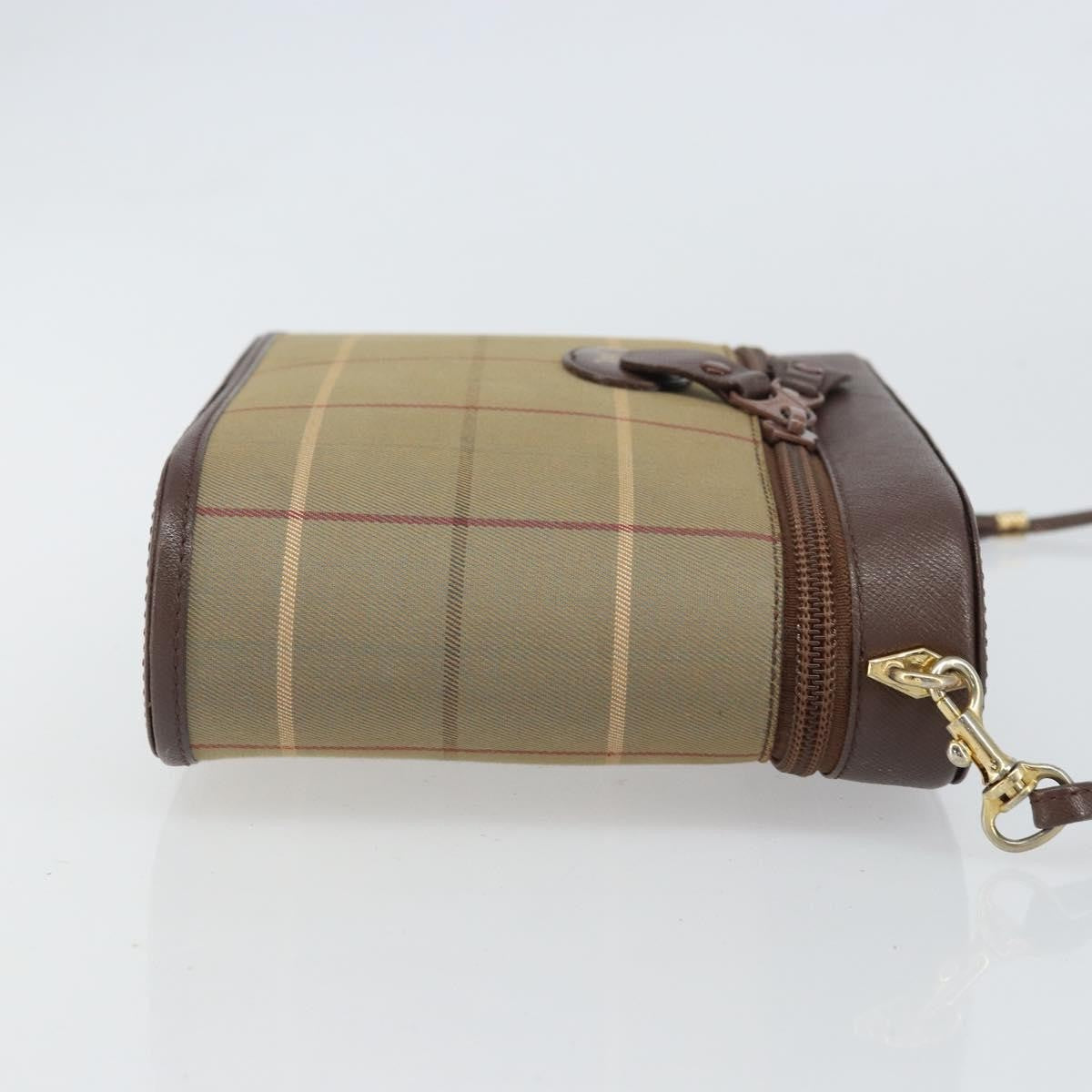 Burberry Nova check Shoulder bag Canvas, BEIGE, CANVAS, Shoulder bag