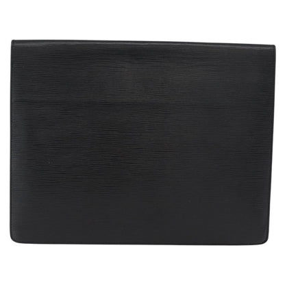 Louis Vuitton Porte-Documents Senateur Bag Epi Leather, BLACK, LEATHER, Briefcase