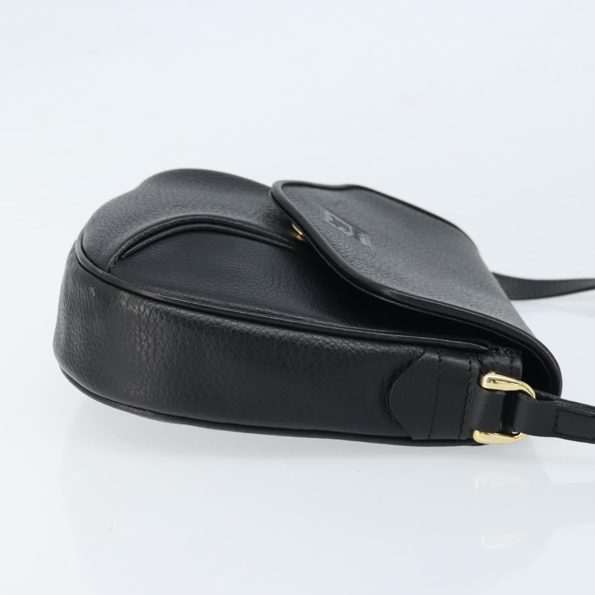 Burberry Flap Shoulder Bag Leather, BLACK, LEATHER, Shoulder bag