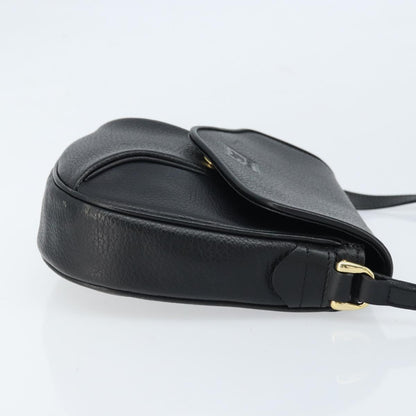 Burberry Flap Shoulder Bag Leather, BLACK, LEATHER, Shoulder bag