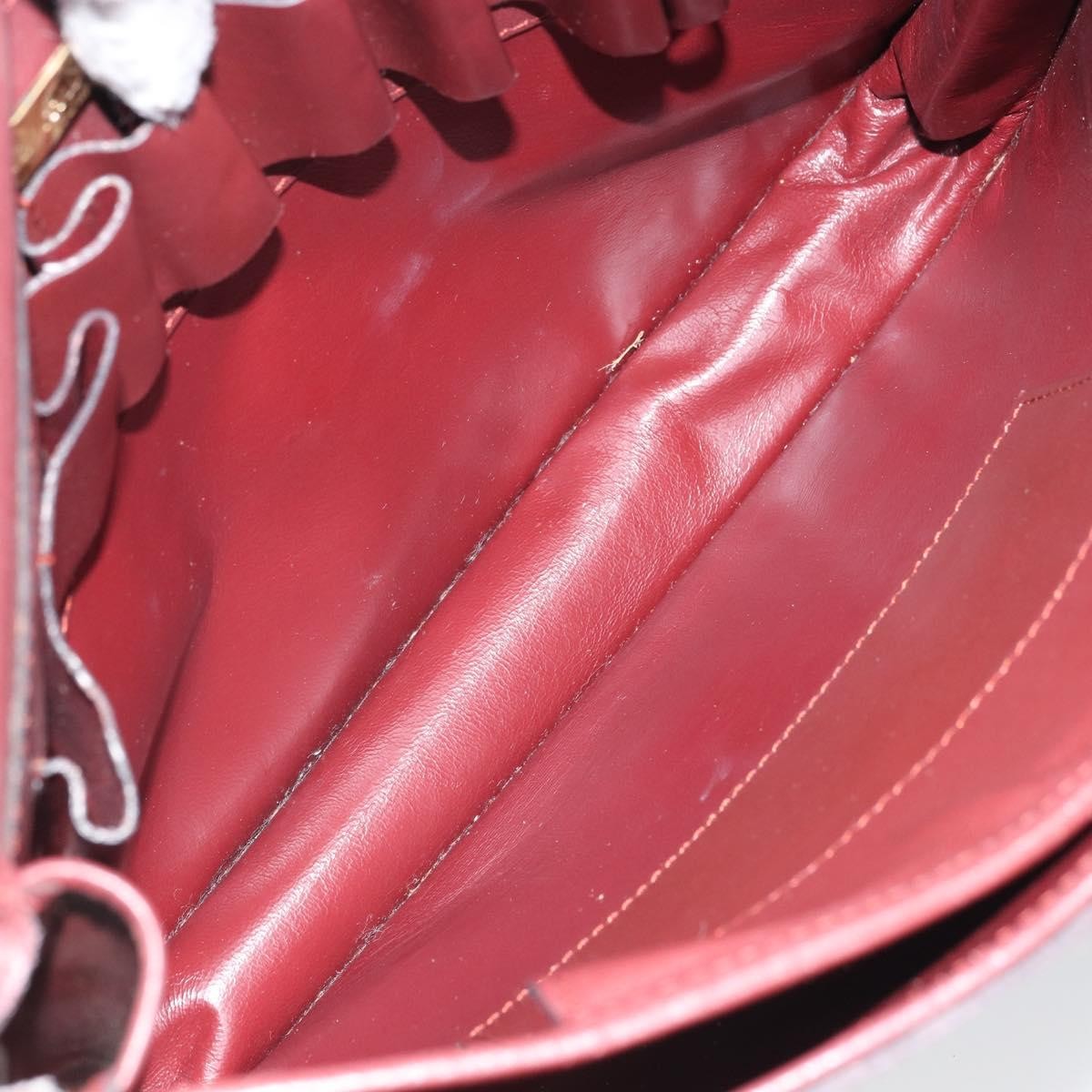 cartier Must de Cartier Shoulder Bag Leather, BURGUNDY, LEATHER, Shoulder bag