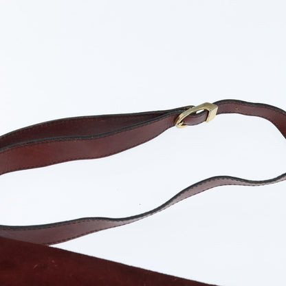 Balenciaga Shoulder Bag Suede, BURGUNDY, SUEDE, Shoulder bag