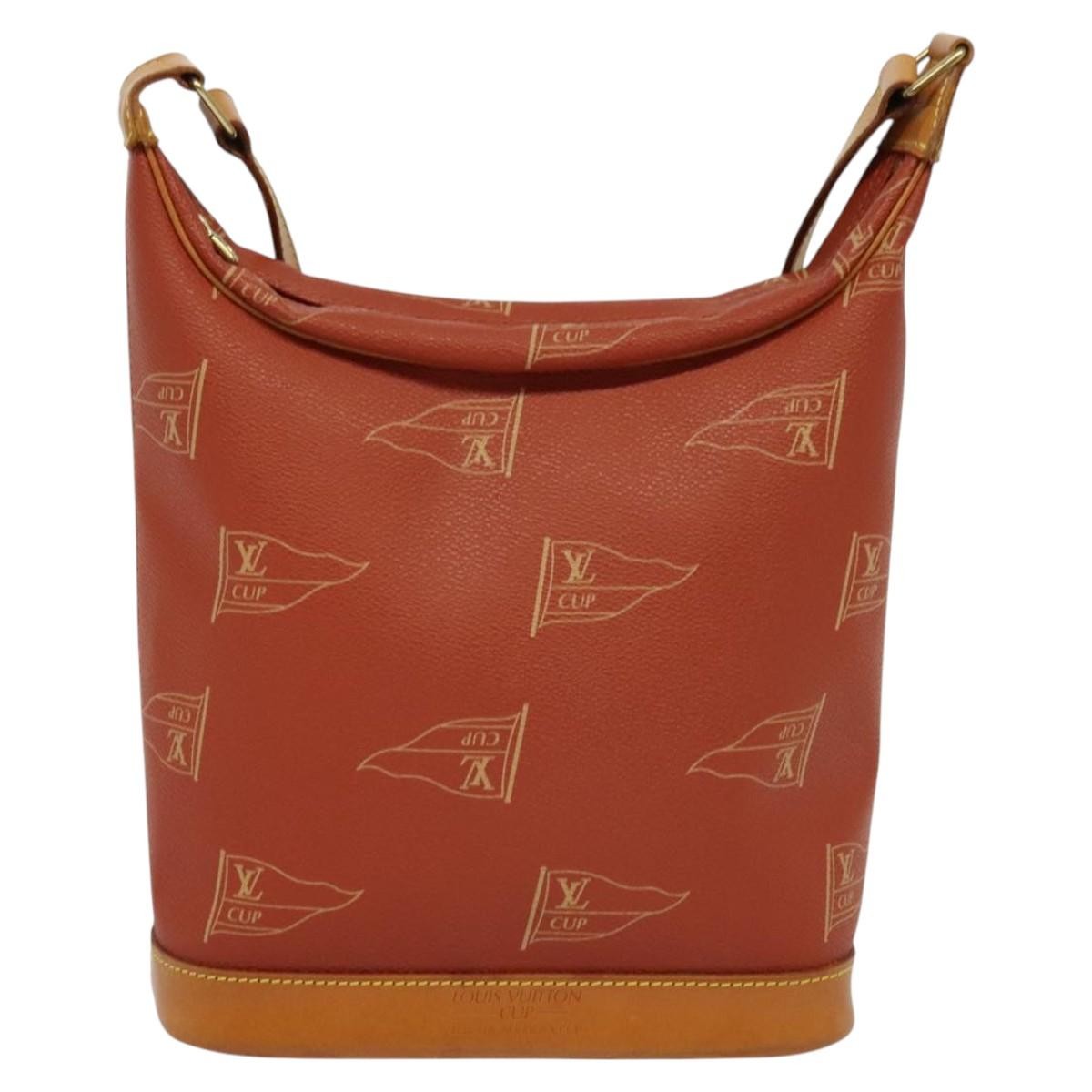 Louis Vuitton Cup le touquet shoulder bag Cup Canvas, RED, CANVAS, Shoulder bag