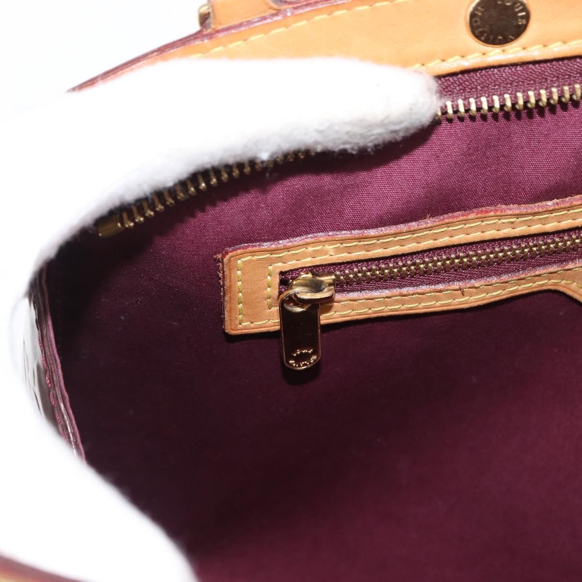 Louis Vuitton Brea Handbag Monogram Vernis, BURGUNDY, PATENT_LEATHER, Handbag