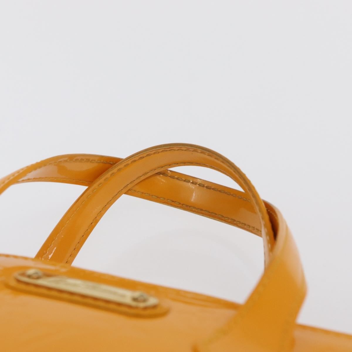 Louis Vuitton Wilshire Handbag Monogram Vernis, YELLOW, PATENT_LEATHER, Handbag