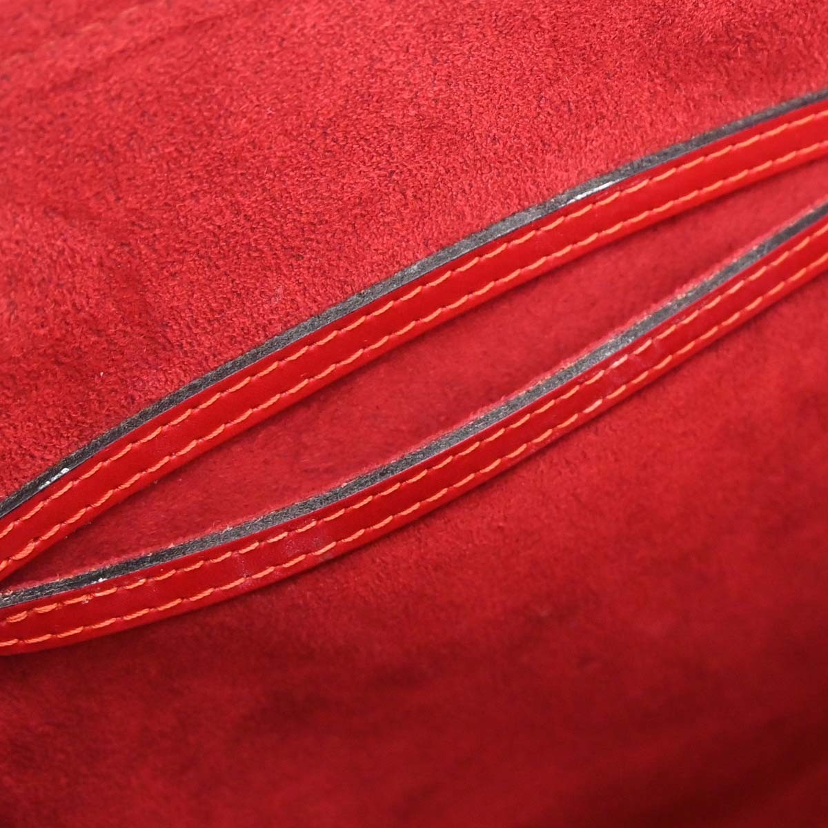 Louis Vuitton Alma Handbag Epi Leather, Red, Leather, Handbag