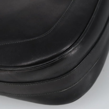 Gucci Vintage Shoulder Bag Leather, BLACK, LEATHER, Shoulder bag