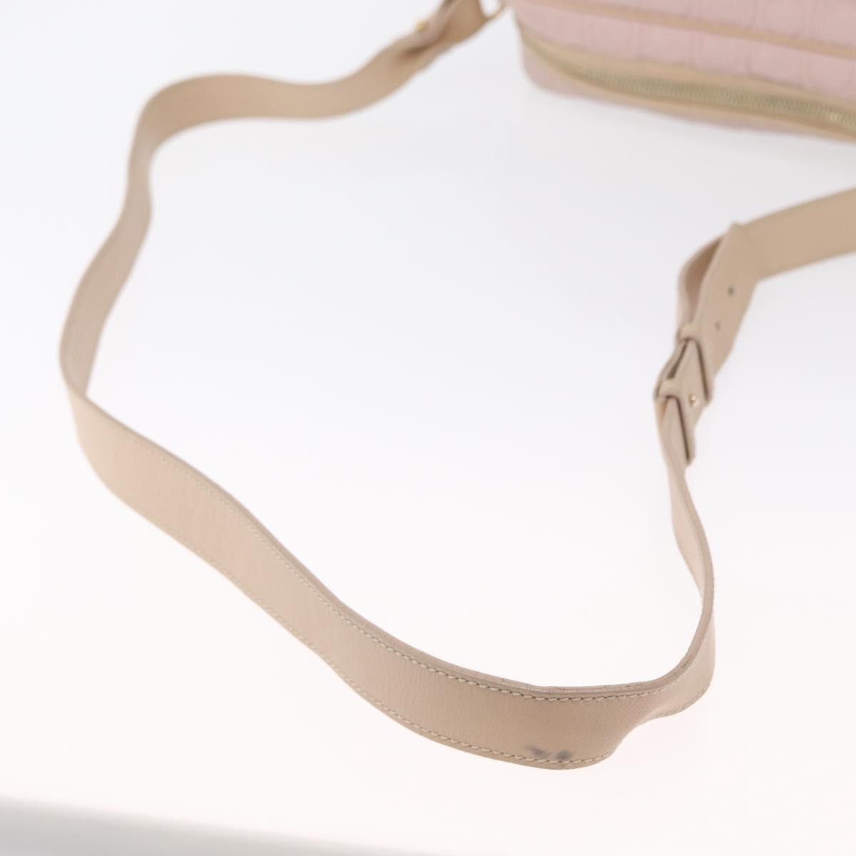 Salvatore Ferragamo Gancini Shoulder Bag Leather, PINK, LEATHER, Shoulder bag