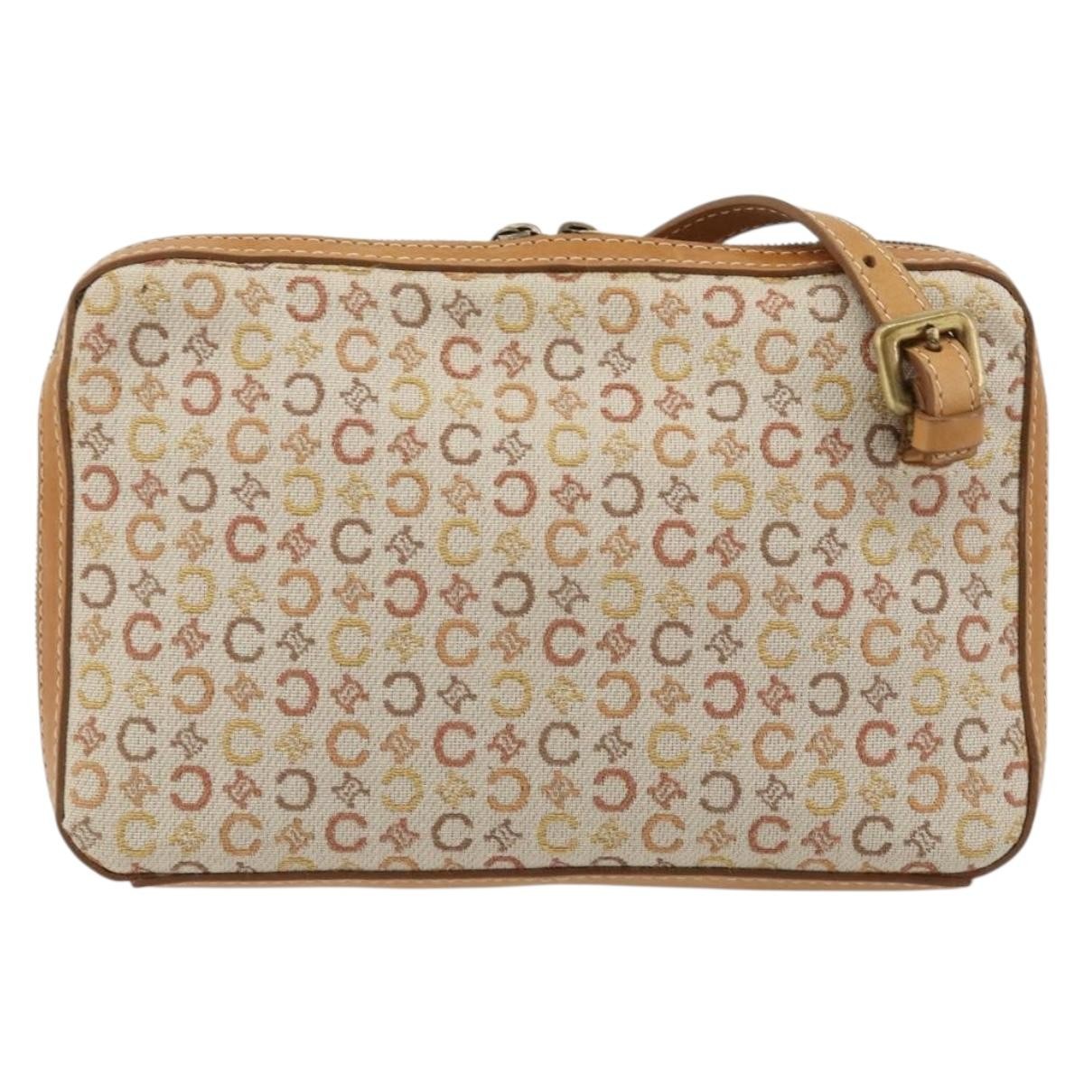 Celine Vintage Macadam Shoulder Bag Canvas, Multicolour, Canvas, Shoulder Bag