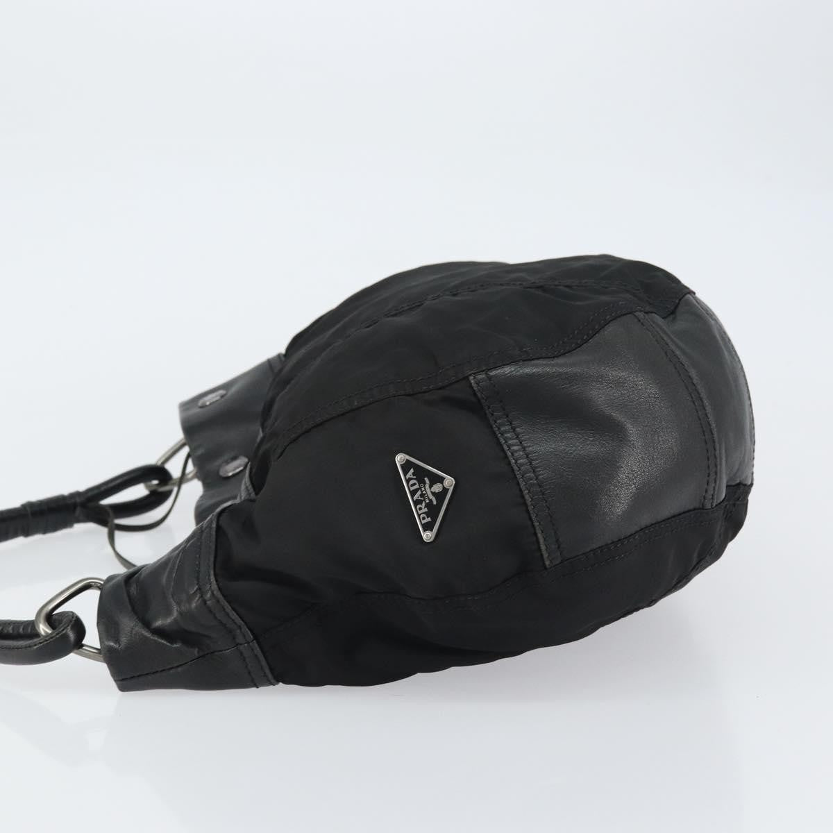 Prada Vintage Shoulder Bag Tessuto, BLACK, NYLON, Shoulder bag